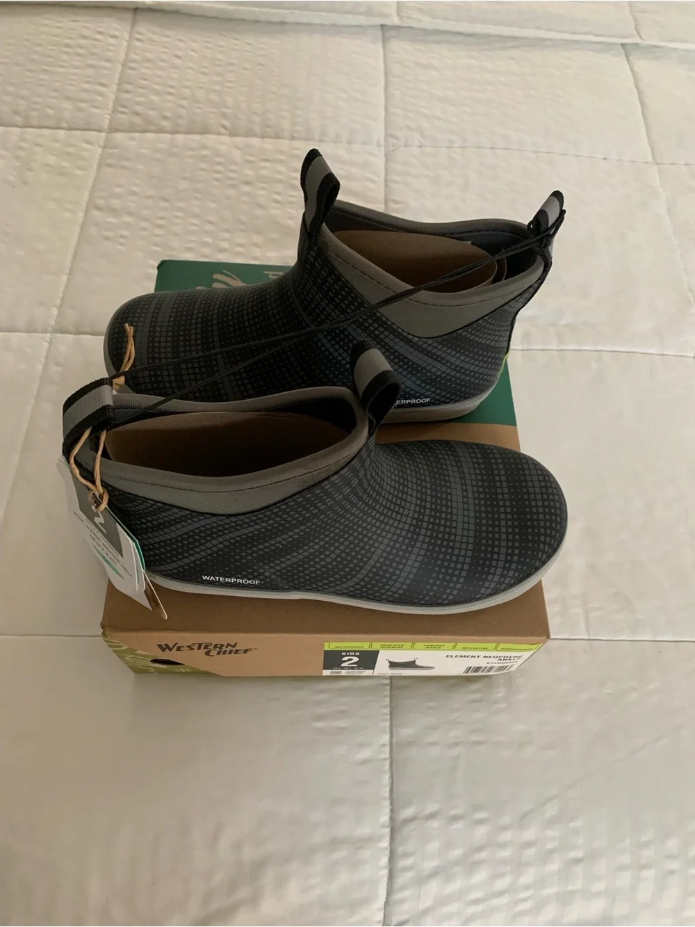 Western Chief Kids' Element Neoprene Ankle Boot - Black